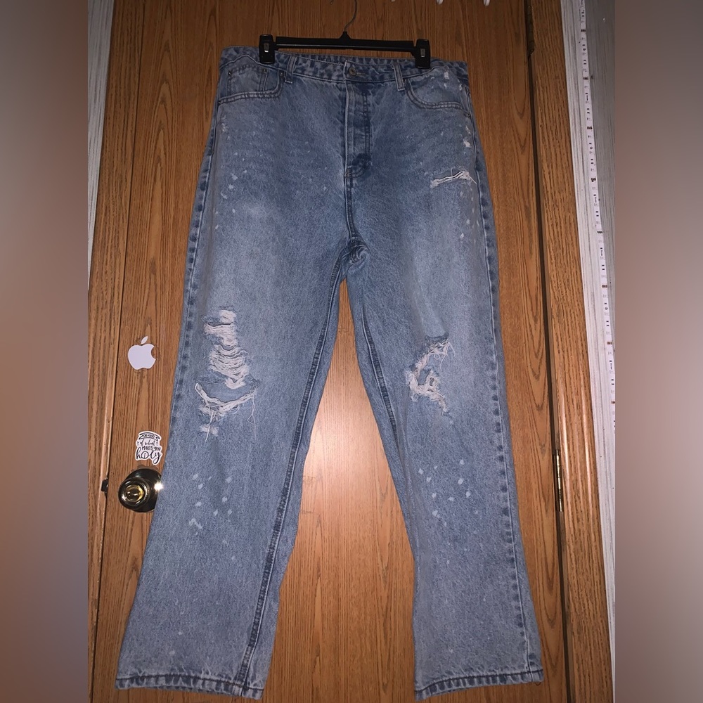 High Rise 4 button Jeans